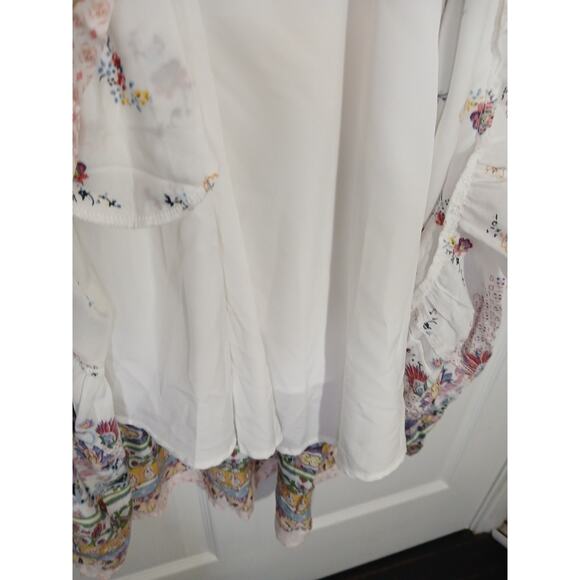 Davi & Dani Women’s Flowy Maxi Floral Dress Pockets Small Adj Spaghetti Straps - Picture 7 of 10